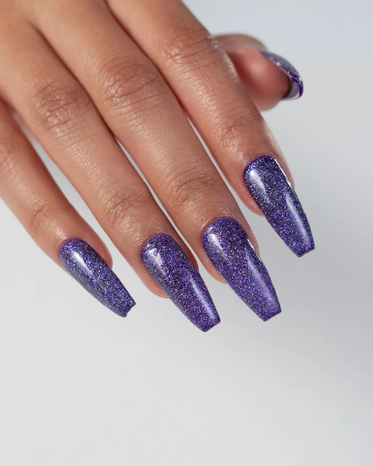 Light Elegance Supernova glittergel 10 ml metall-lilla