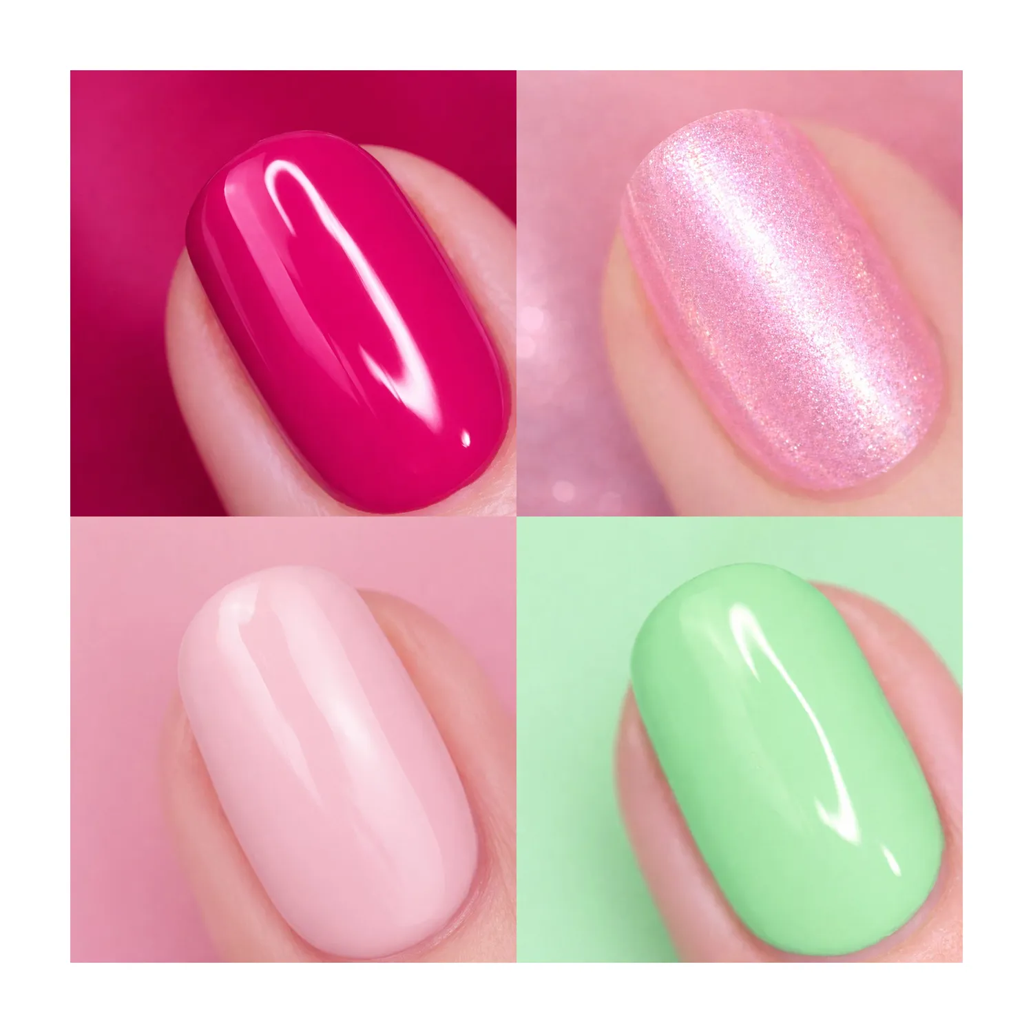 Nails Inc It's Topless Guava Over Drama neglelakk 4-pakning