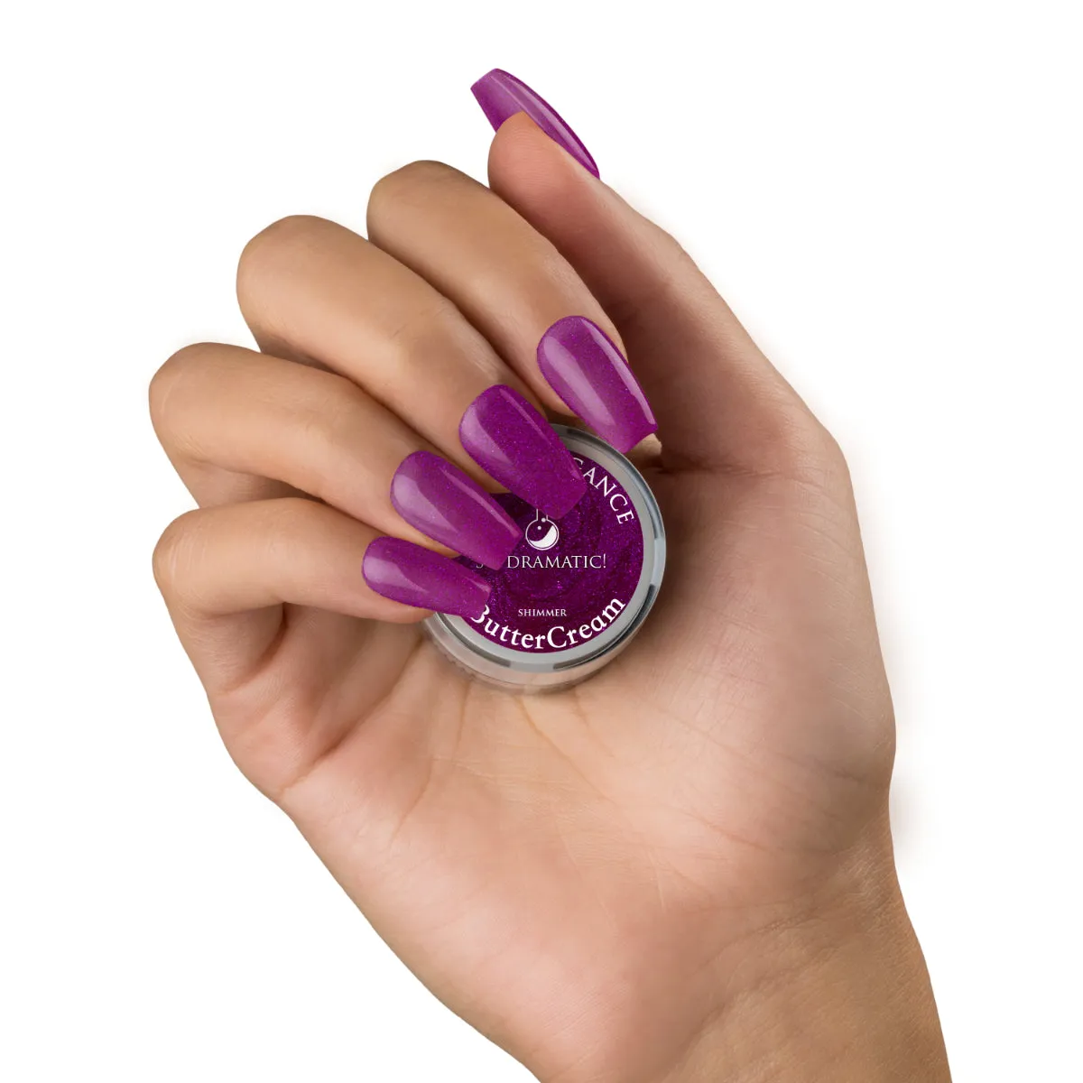 Light Elegance ButterCream So Dramatic! gellakk 5ml lilla shimmer
