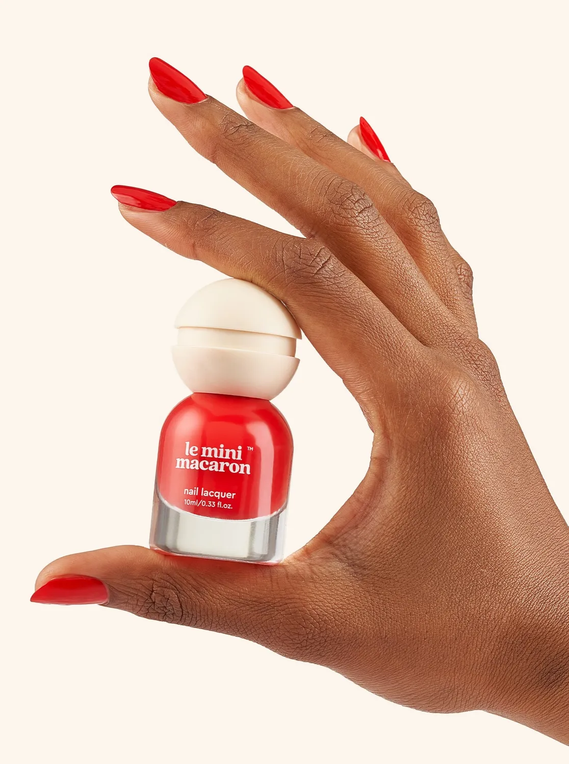 Le Mini Macaron Le Sweet Cherry Red neglelakk 10 ml rød