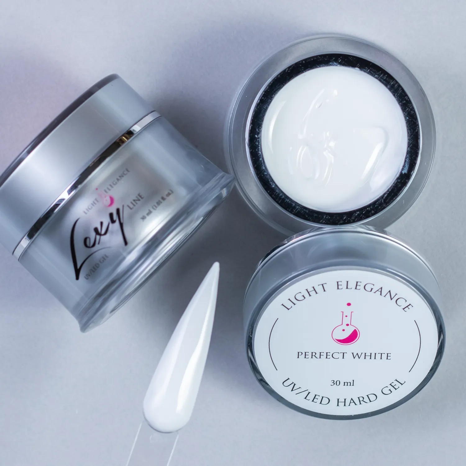 Light Elegance Lexy Line Perfect White bygggel 10 ml fransk