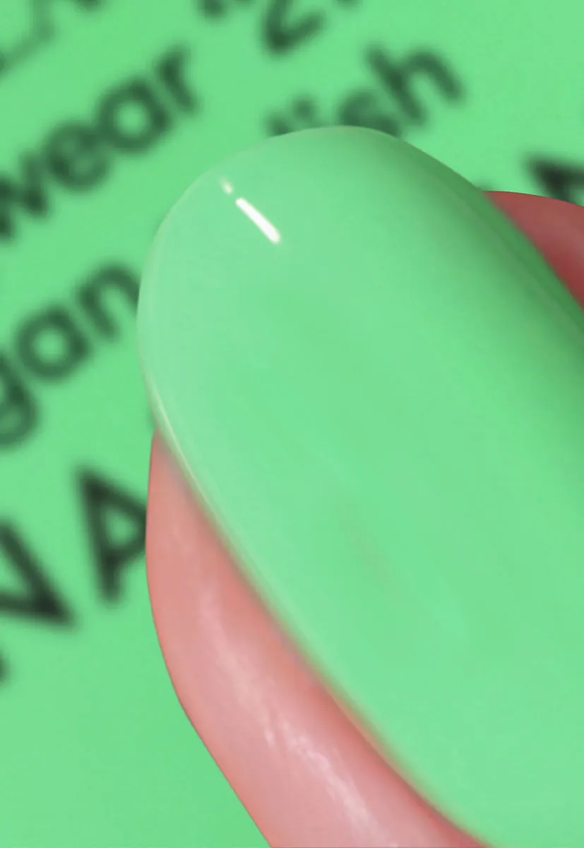 Nails Inc Plant Power Easy Being Green neglelakk grønn