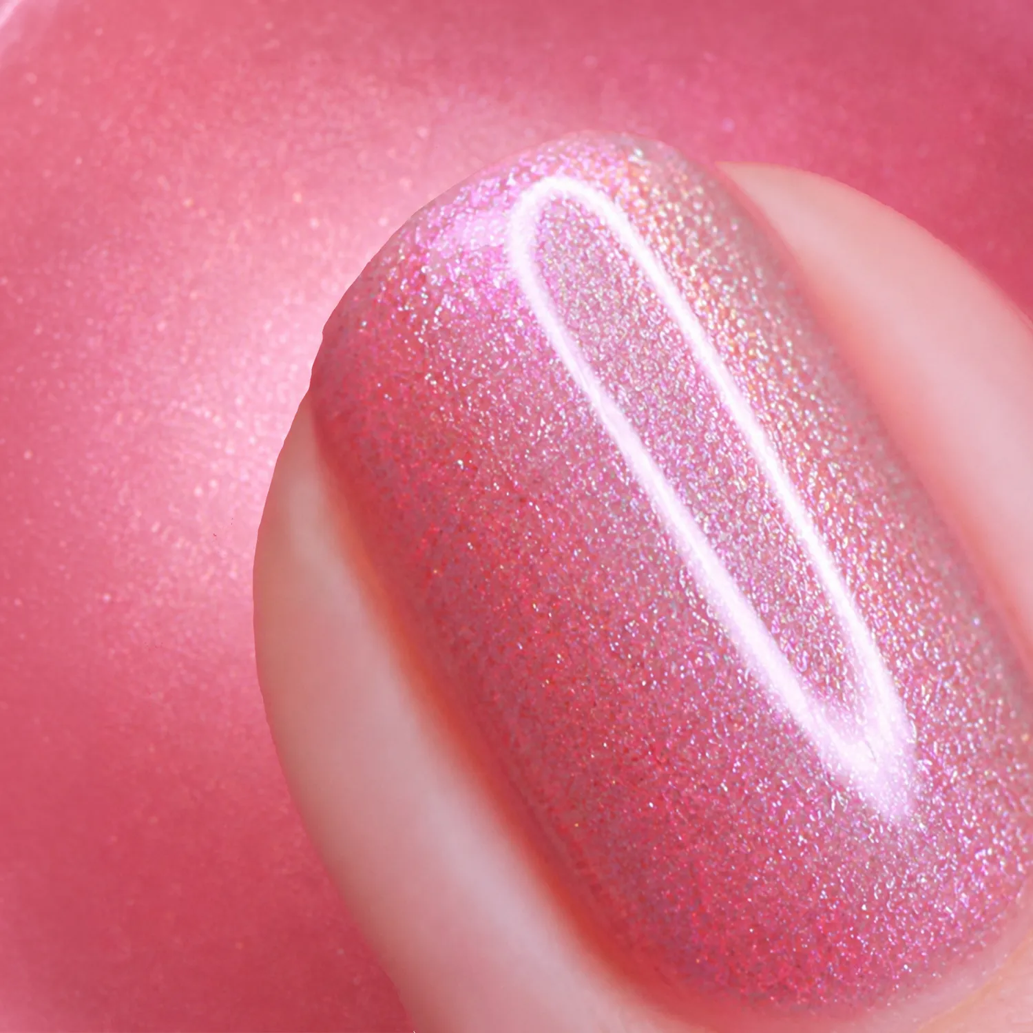 Nails Inc Gel Effect Guava Goddess pedikyrsett 8-pk gelglans