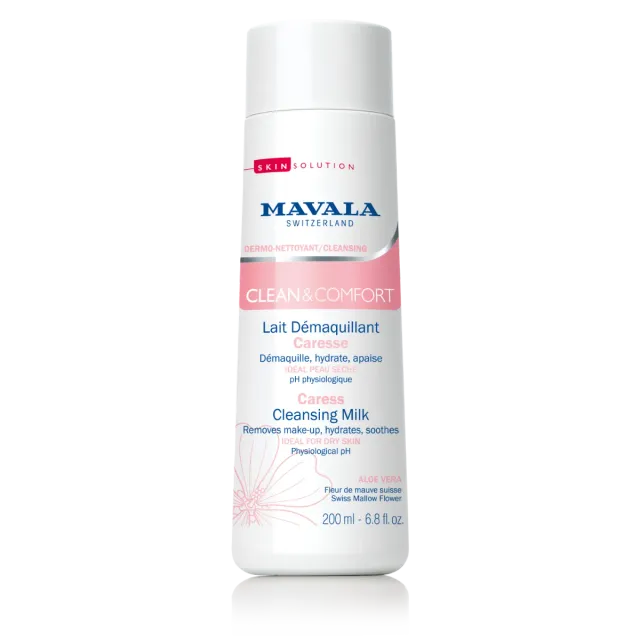 Mavala Clean & Comfort Caress mild rensemelk tørr hud