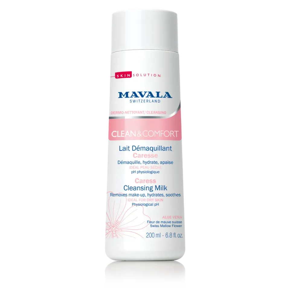 Mavala Clean & Comfort Caress mild rensemelk tørr hud