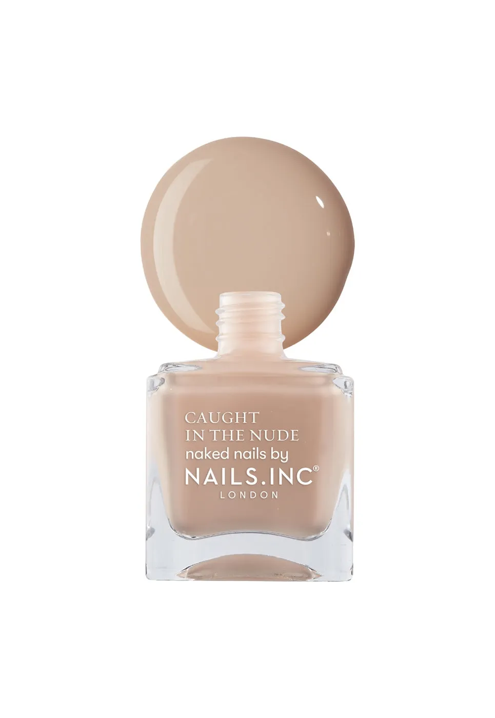 Nails Inc Caught In The Nude Mykonos Beach neglelakk nude krem