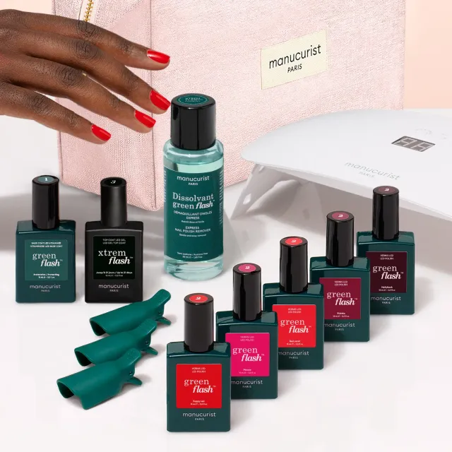 Manucurist Green Flash Super Starter Kit gellakk sett 21 dager