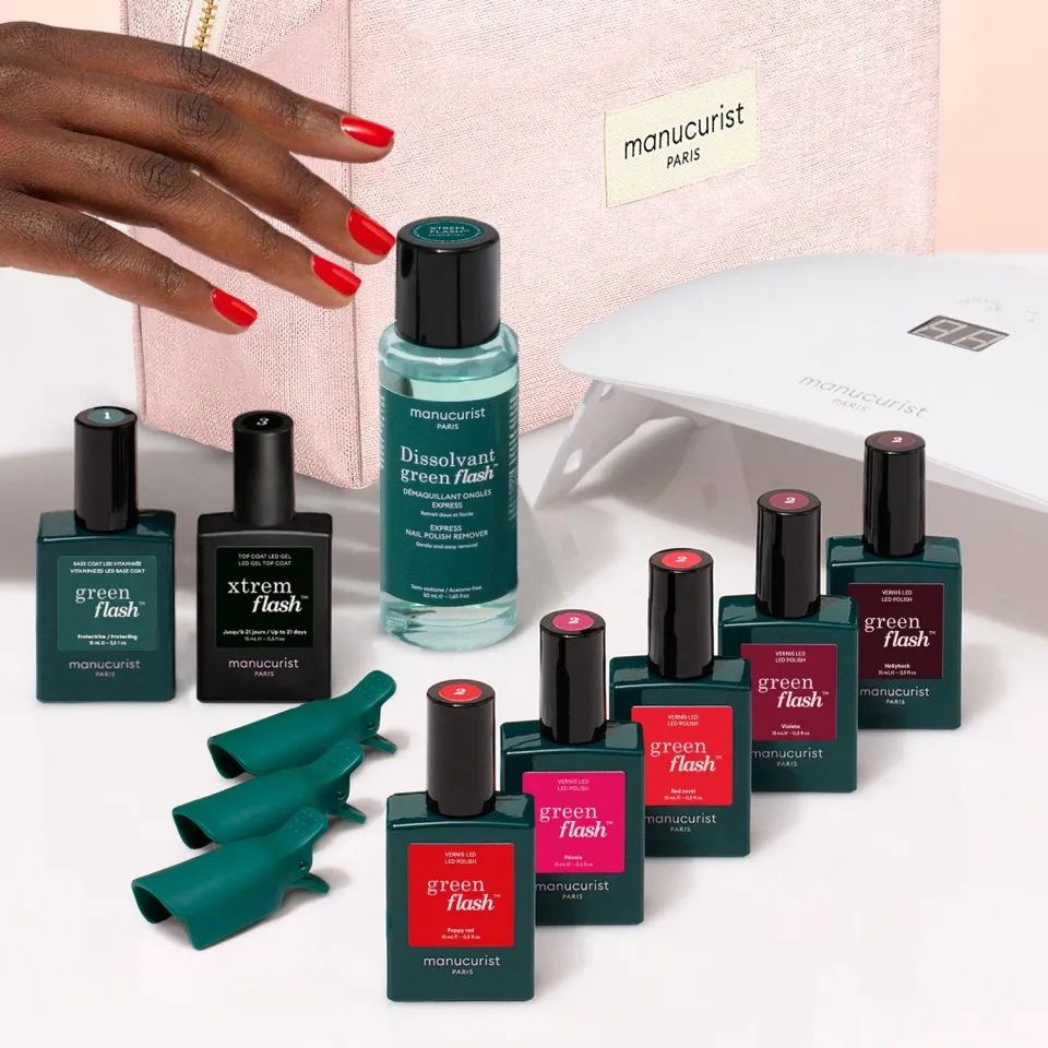 Manucurist Green Flash Super Starter Kit gellakk sett 21 dager