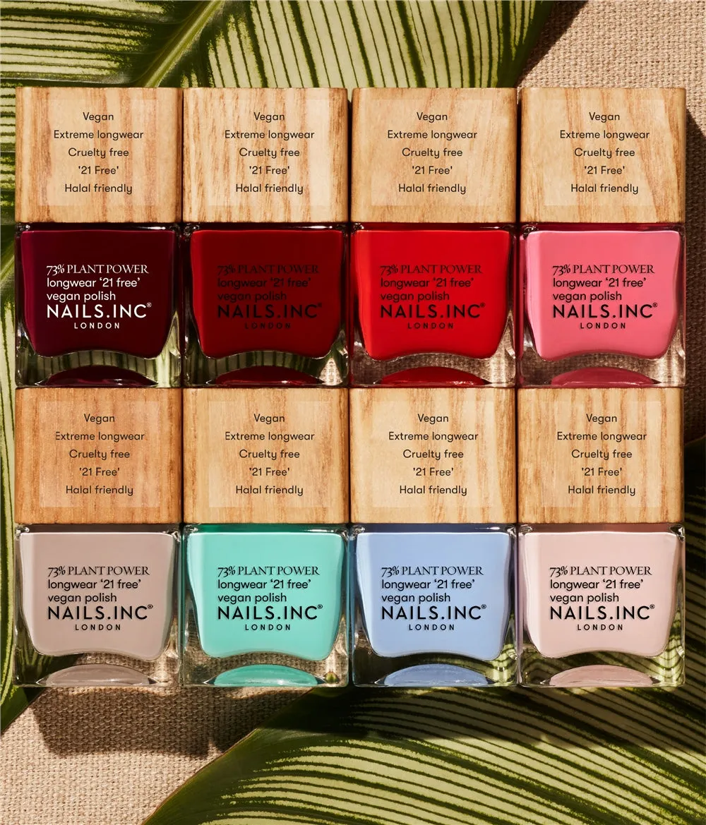 Nails Inc London Plant Power neglelakk Soul Surfing grønn