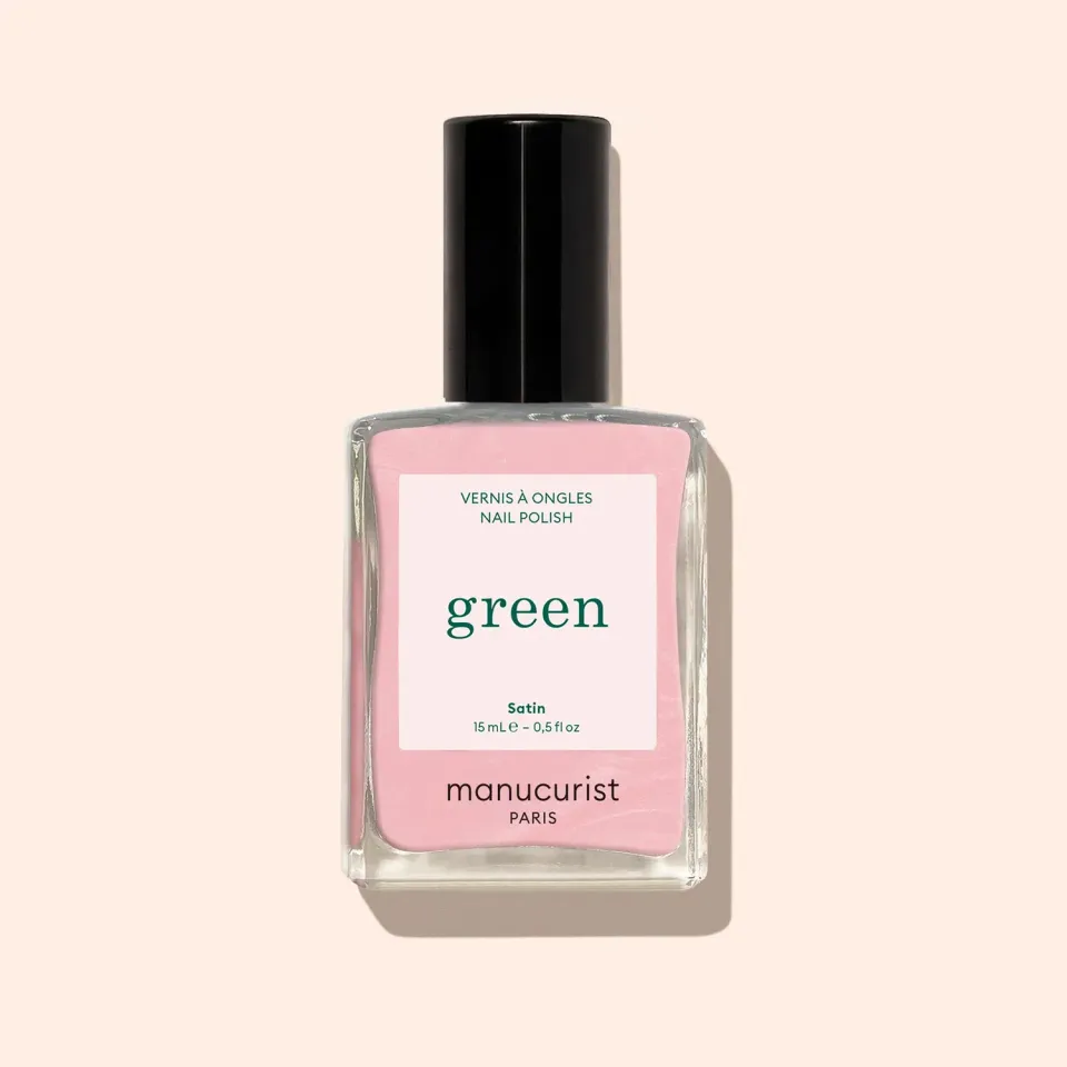 Manucurist Green Satin neglelakk perlemor rosa