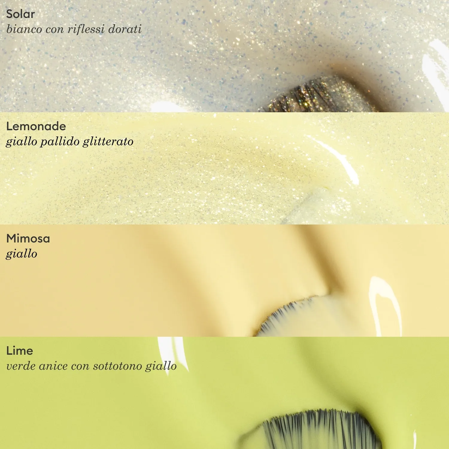 Manucurist Green Flash Mimosa gellakk pastellgul