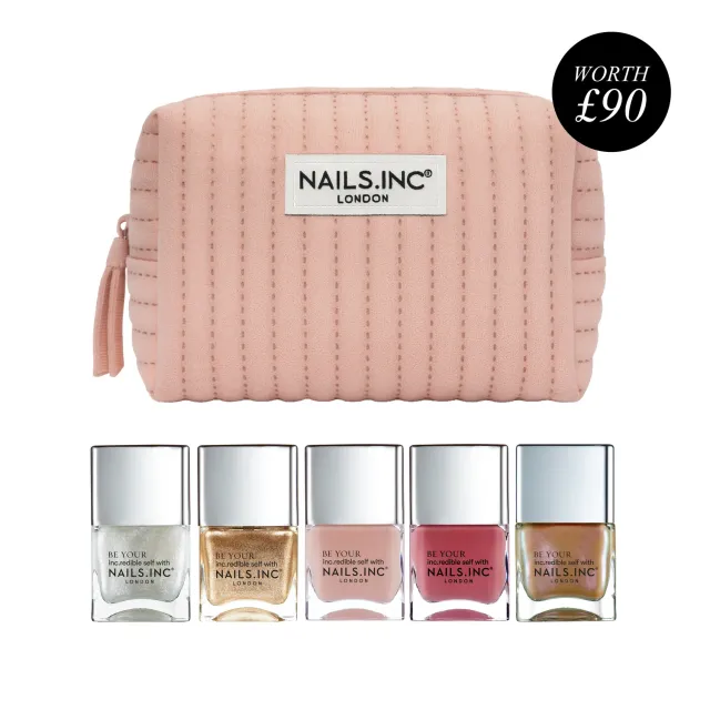 Nails Inc Dreaming of Diamonds neglelakk 5-pk glans
