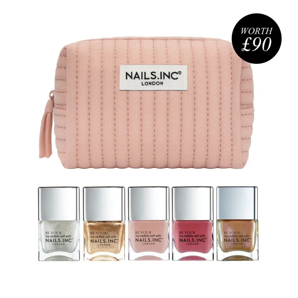 Nails Inc Dreaming of Diamonds neglelakk 5-pk glans