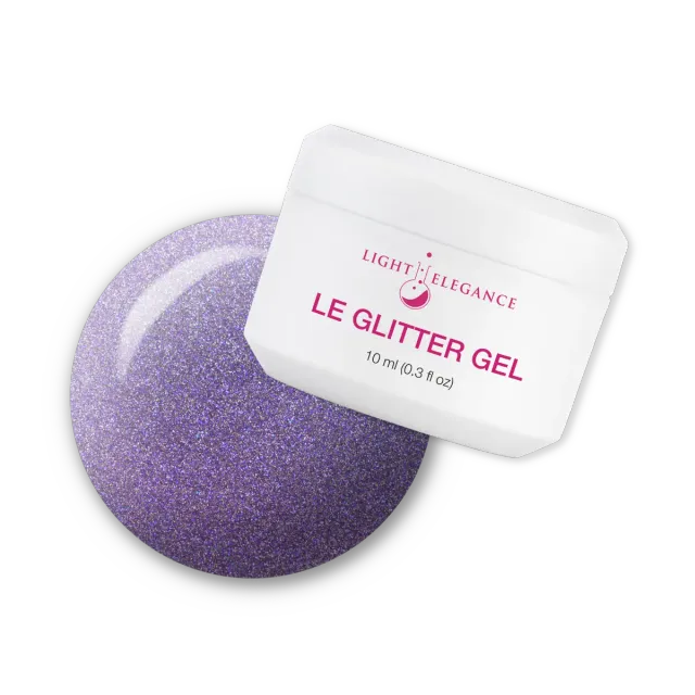 Light Elegance Supernova glittergel 10 ml metall-lilla