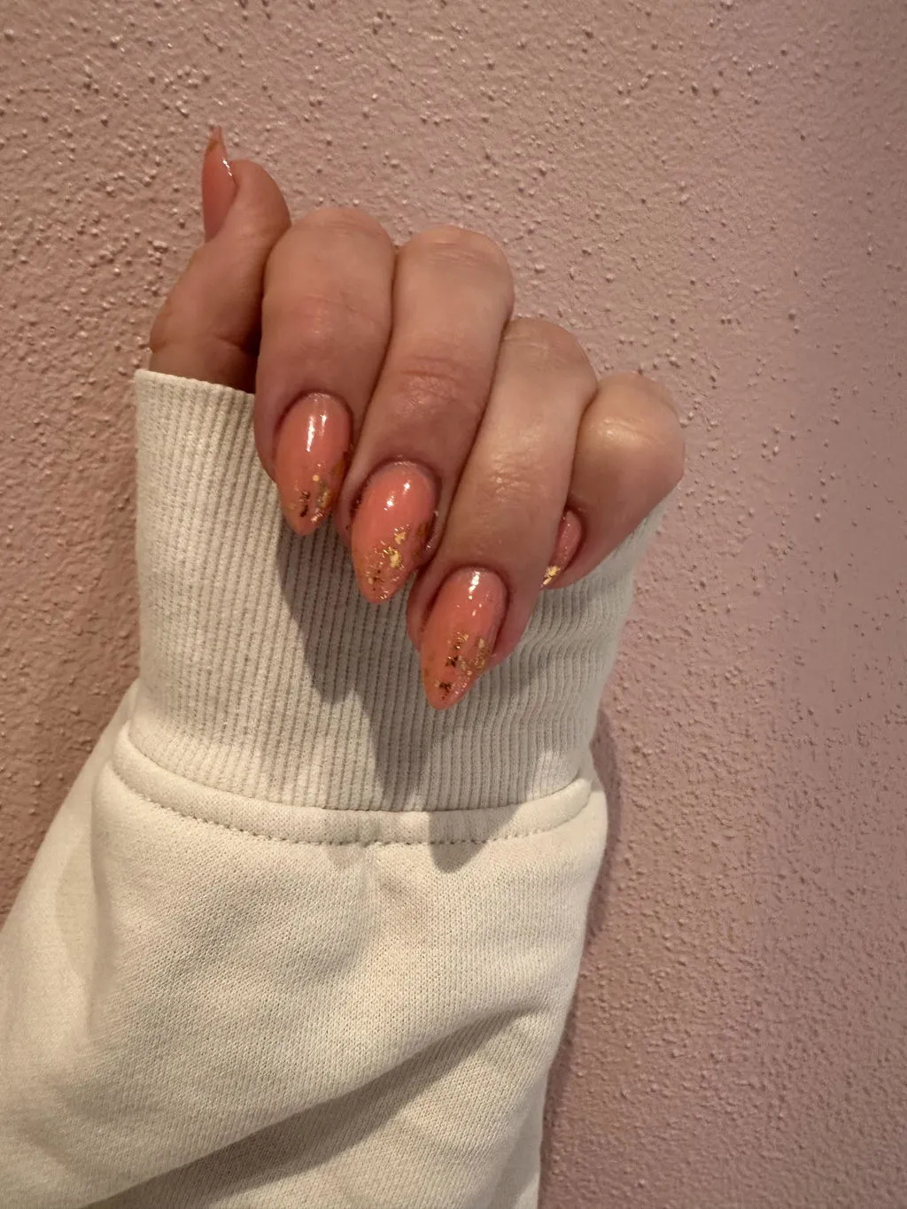 The Gel Collection Metallic Foil Flakes neglepynt 4 stk gull