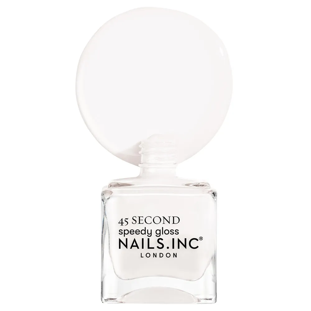 Nails Inc 45 Second Find Me In Fulham neglelakk hvit creme