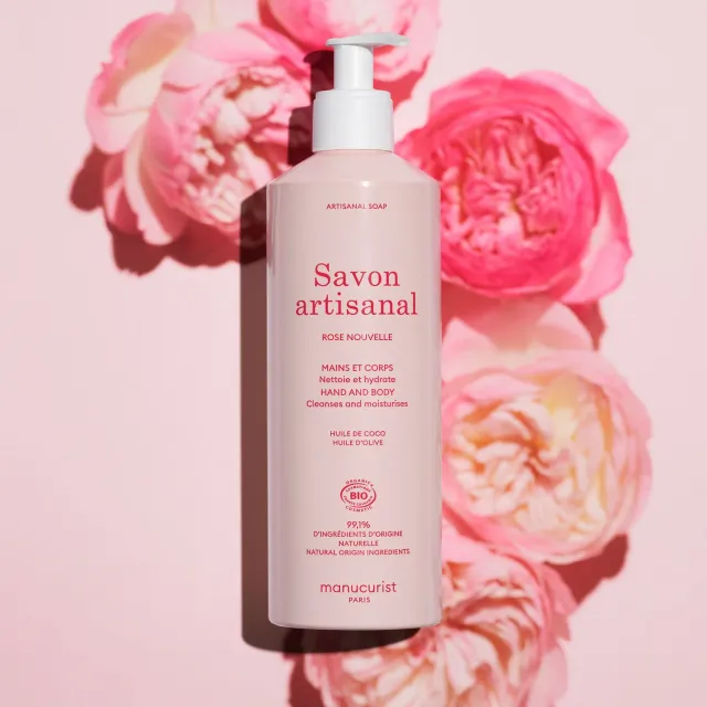Manucurist Rose Nouvelle håndsåpe 500 ml organisk