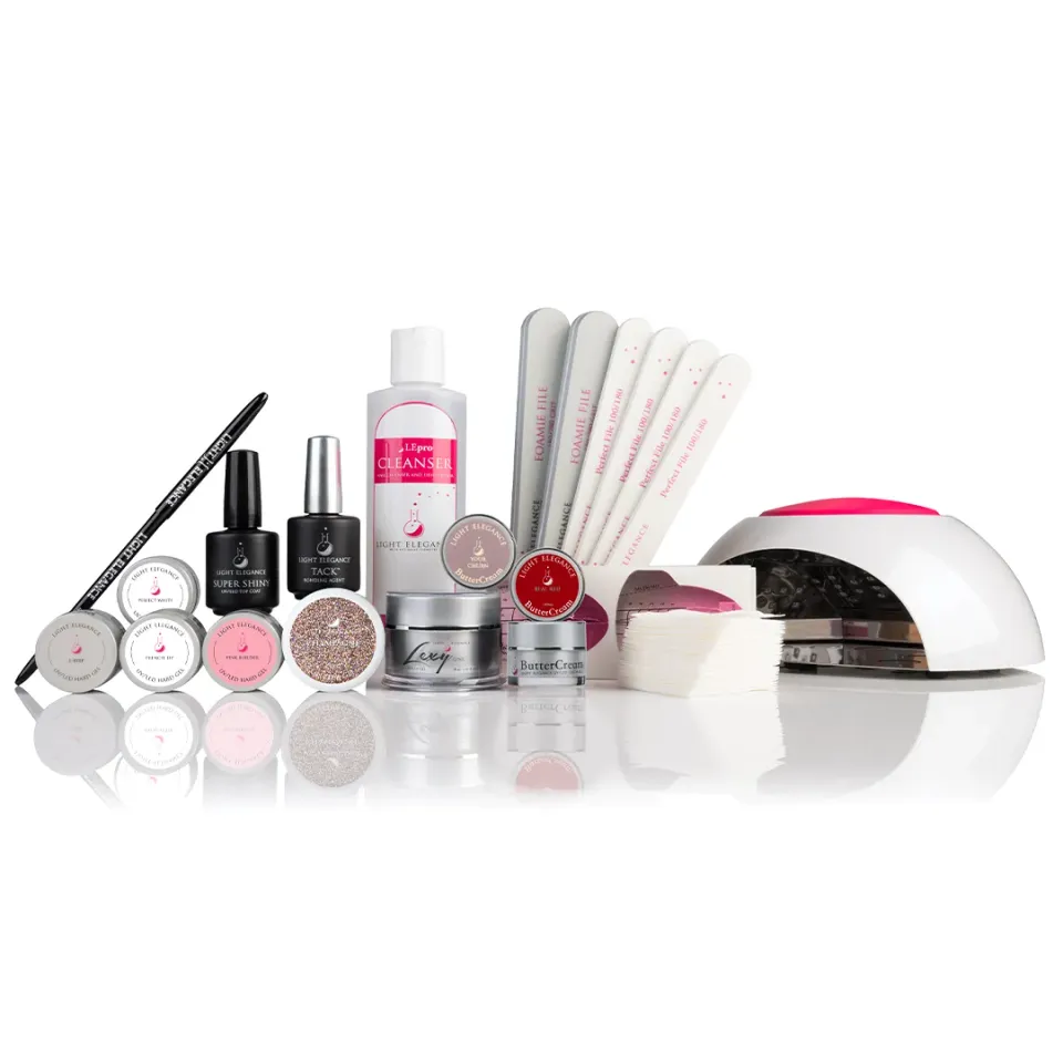 Light Elegance Lexy Line Pro startsett hardgel extensions