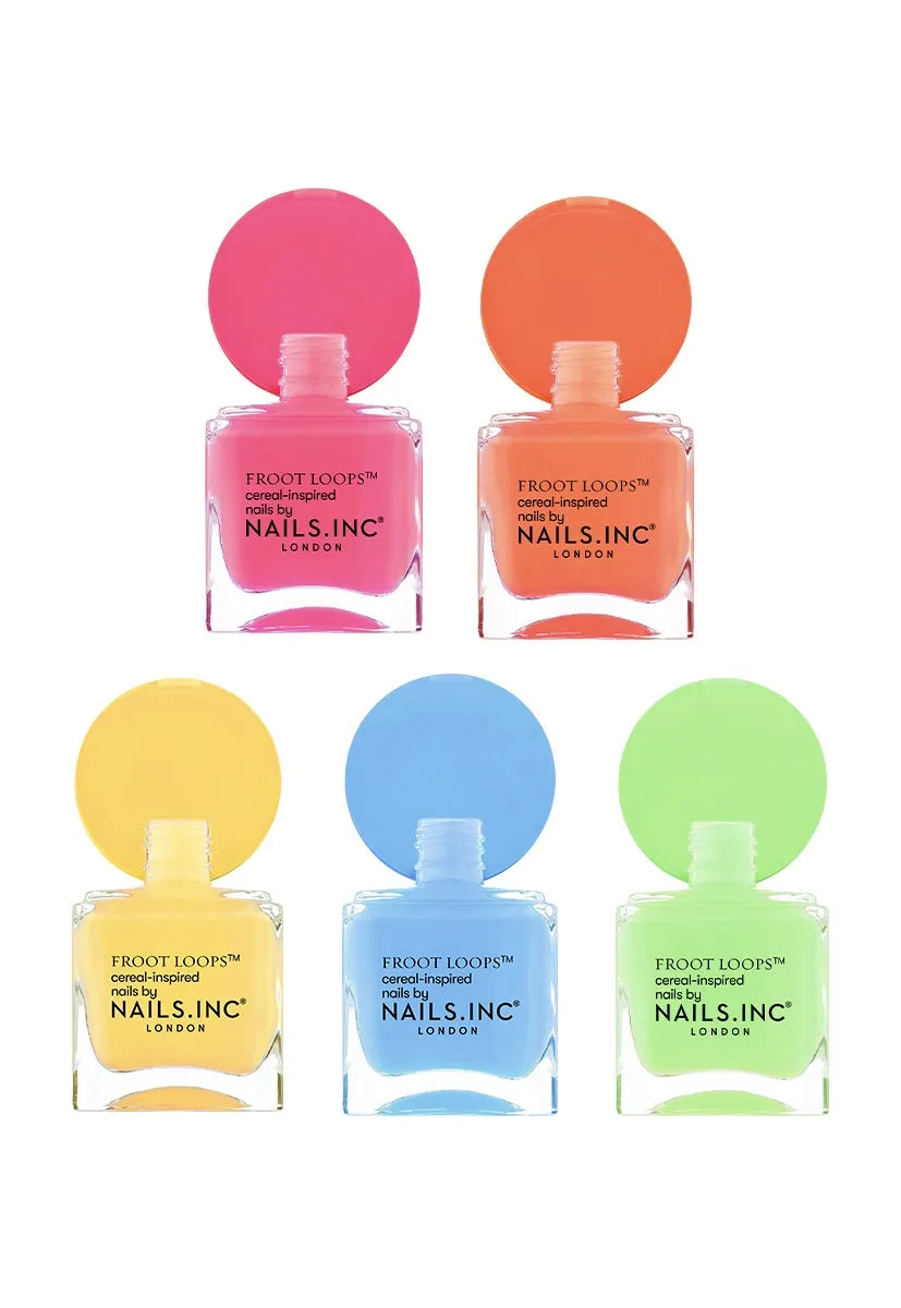 Nails Inc Froot Loops neglelakk 5-pk kremfarger