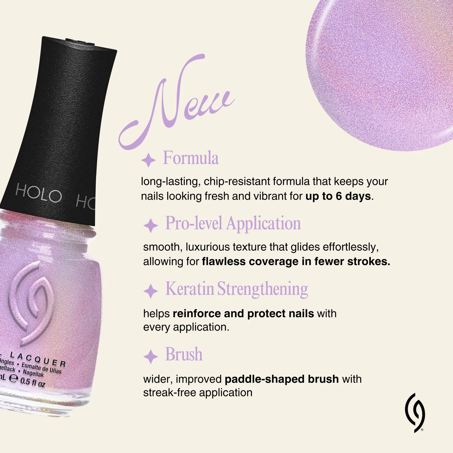 China Glaze DM For Drama neglelakk – dyp plomme, 21-free