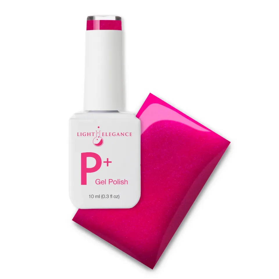 Light Elegance P+ I Lava You gel polish 10 ml bær-fuchsia shimmer