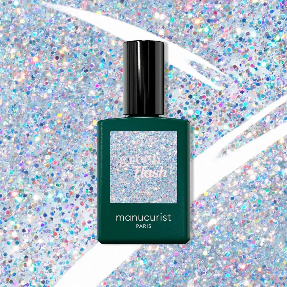 Manucurist Green Flash Mermaid gellakk glitter