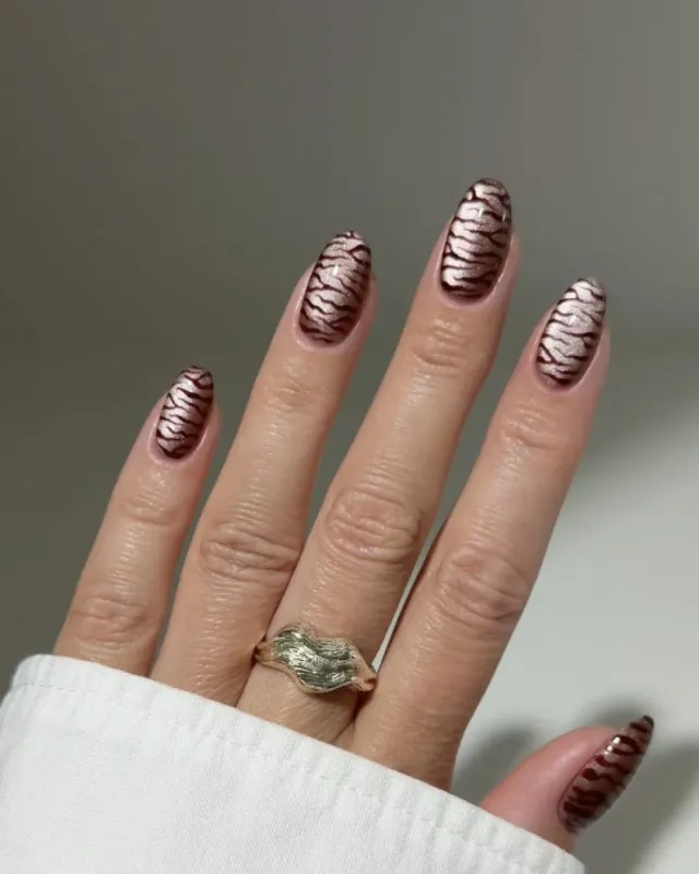 The Gel Collection Chrome Tiger gellakksett 2 farger cat eye