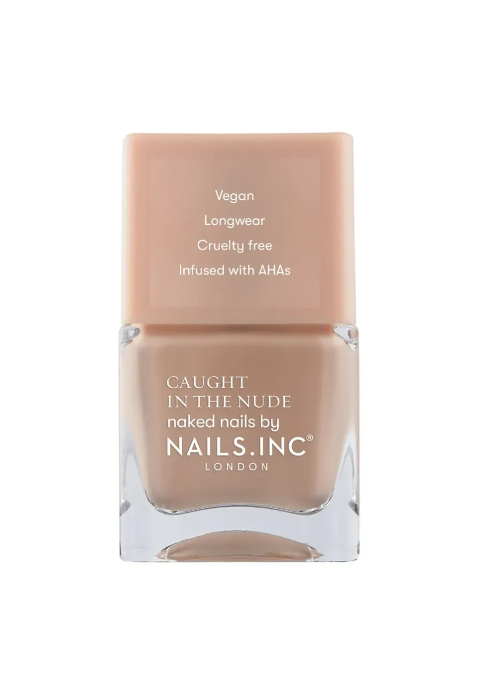 Nails Inc Caught In The Nude Mykonos Beach neglelakk nude krem
