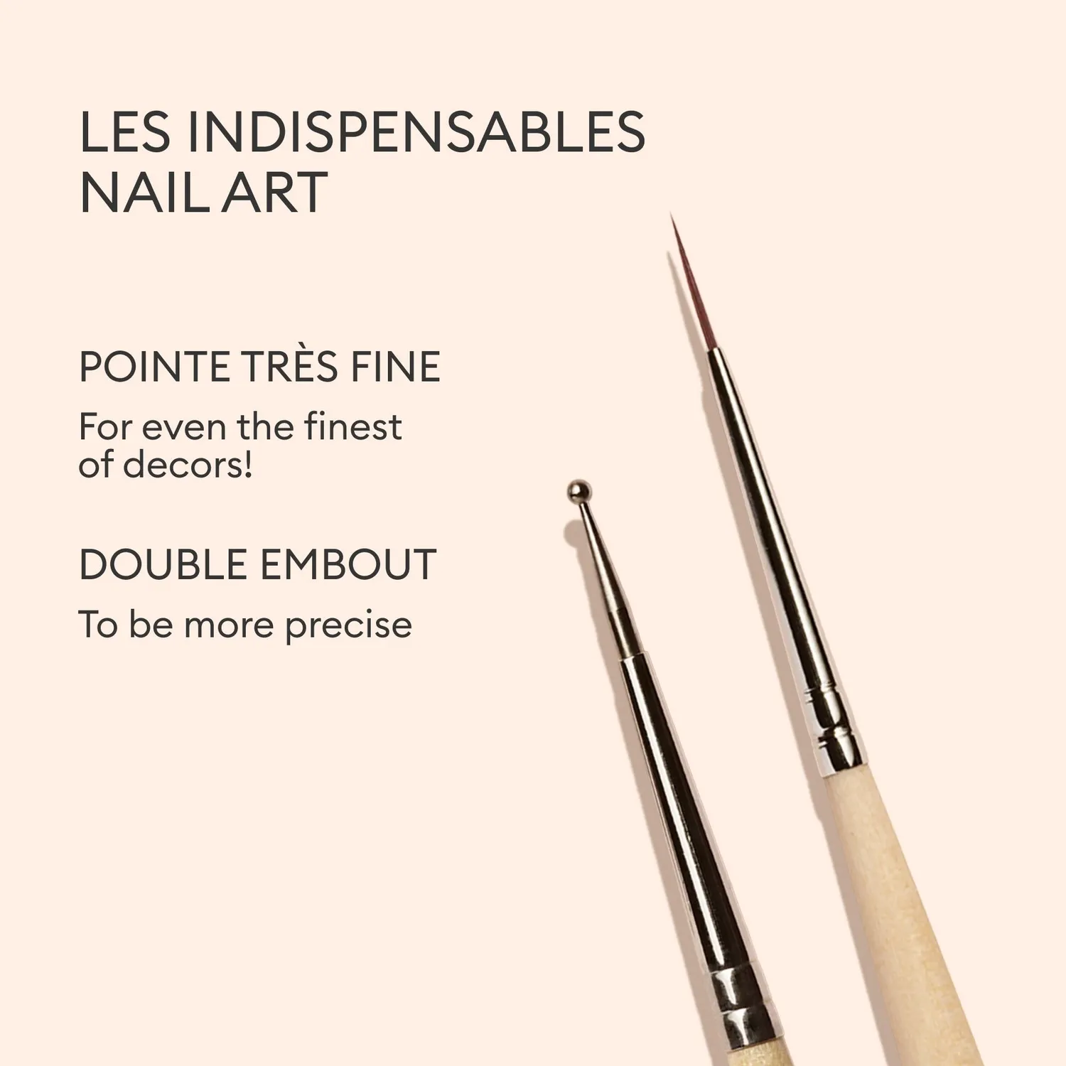 Manucurist Dotting Tool Brush Nail Art Liner Set neglesett