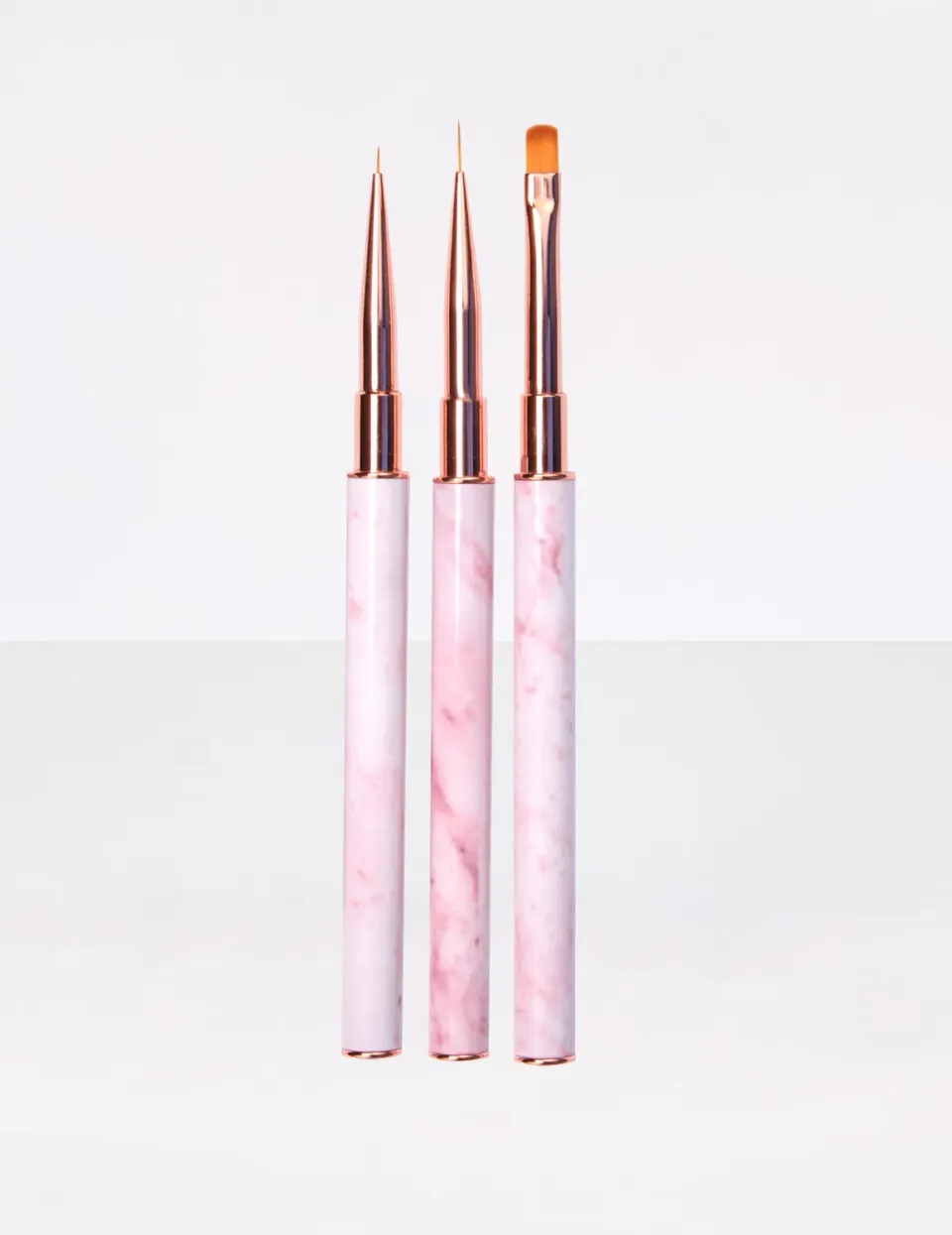 Le Mini Macaron Les Brushes nail art børster 3 stk