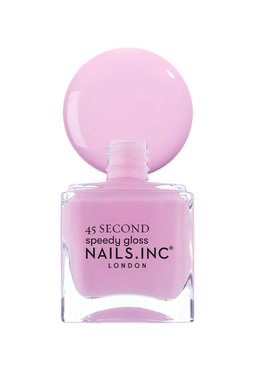 Nails Inc Ready for Richmond neglelakk rosa hurtigtørkende