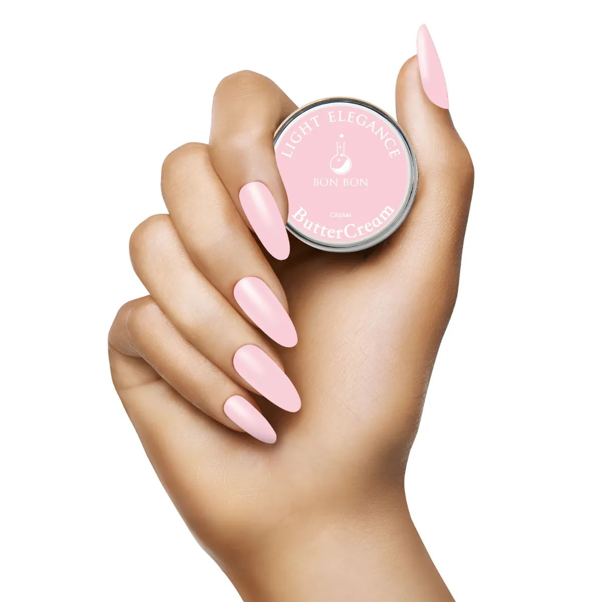 Light Elegance Bon Bon ButterCream fargegel 5 ml søt rosa