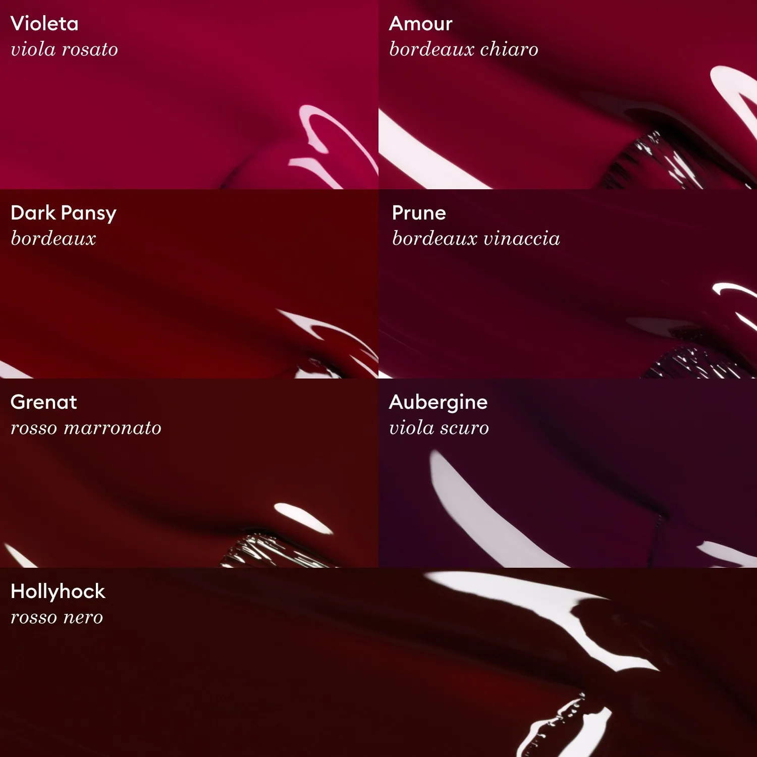 Manucurist Green Flash Prune gellakk bordeaux