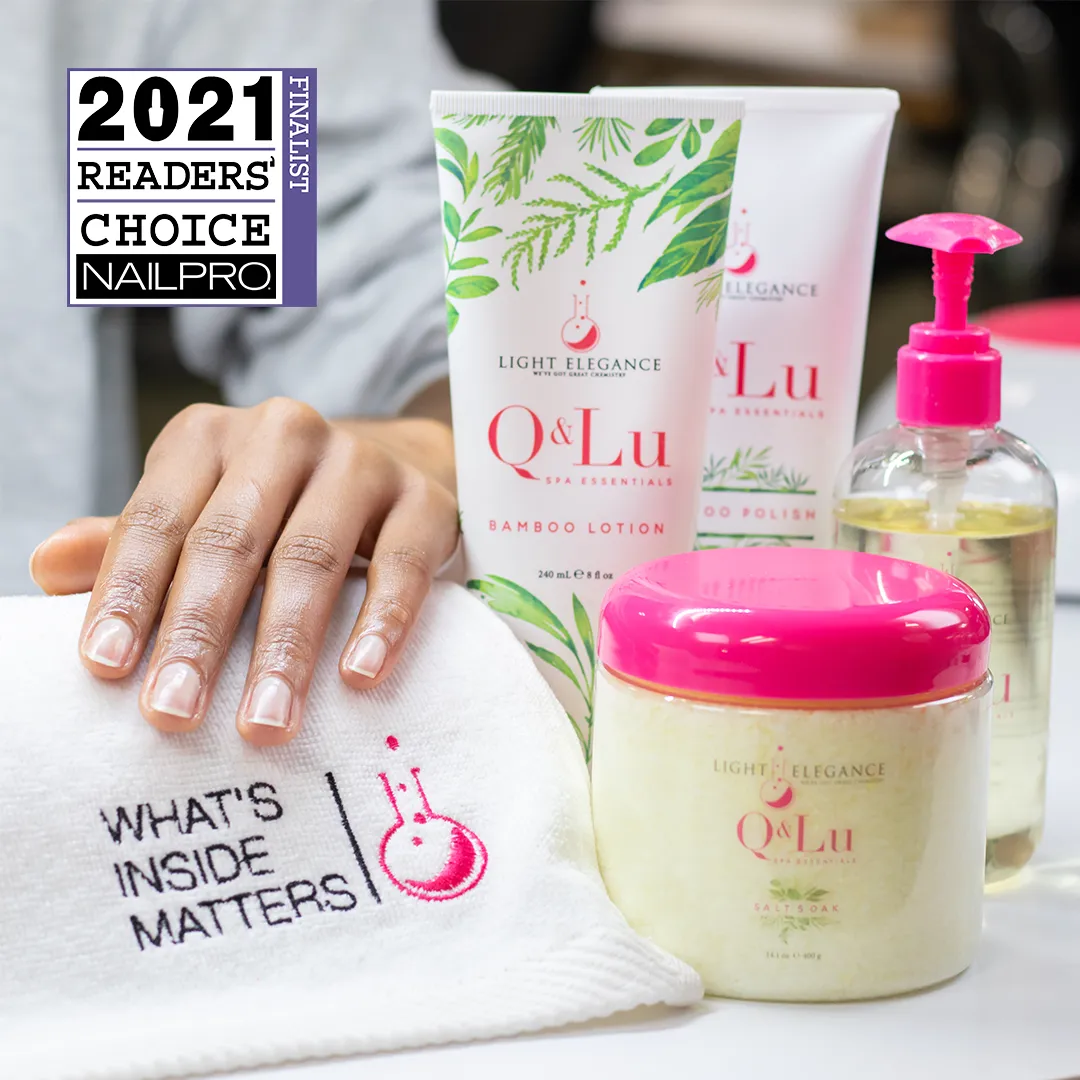 Light Elegance Q&Lu Bamboo håndkrem lotion shea