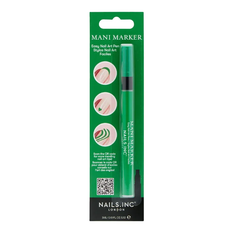 Nails Inc London Mani Marker Kale Green neglepenn matt