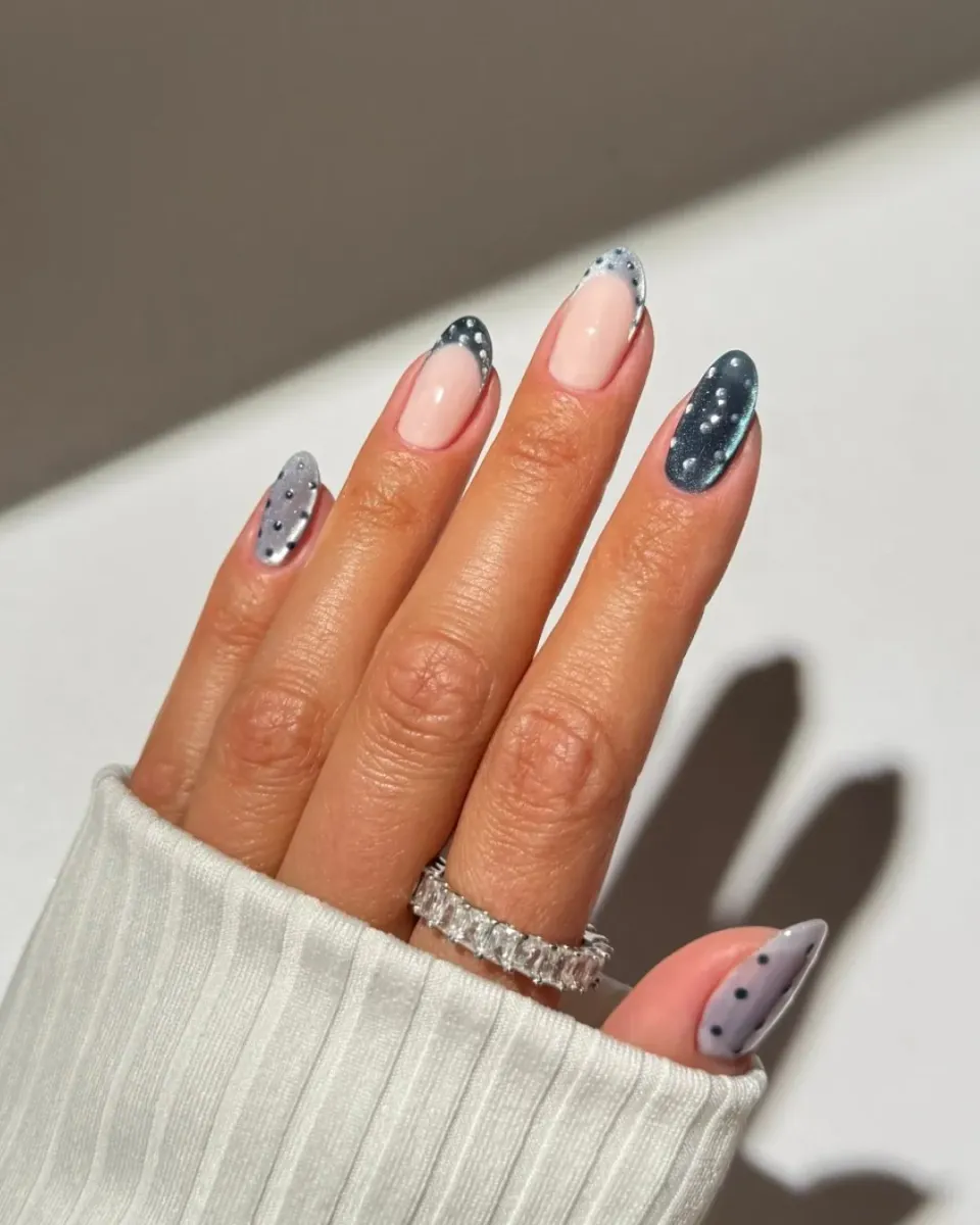 The Gel Collection 21FREE+ Galaxy Dots fargesett gel polish 2 farger