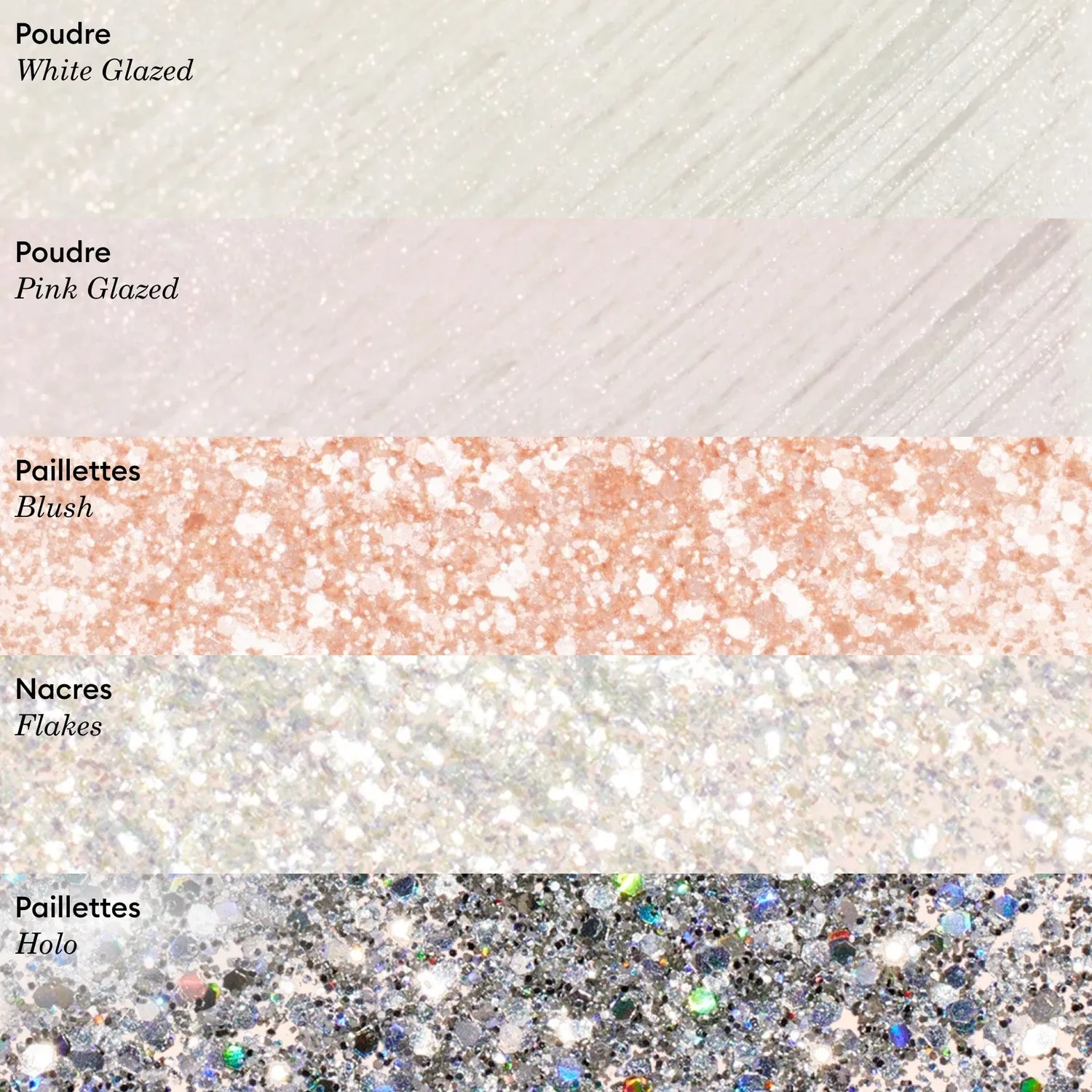 Manucurist Blush negleglitter biologisk nedbrytbar