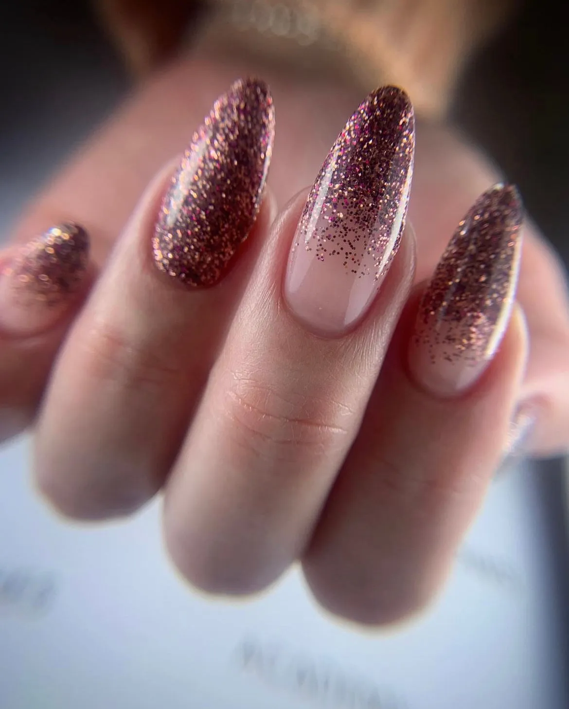 Light Elegance P+ Anxiously Awaiting glitter gel neglelakk 10 ml