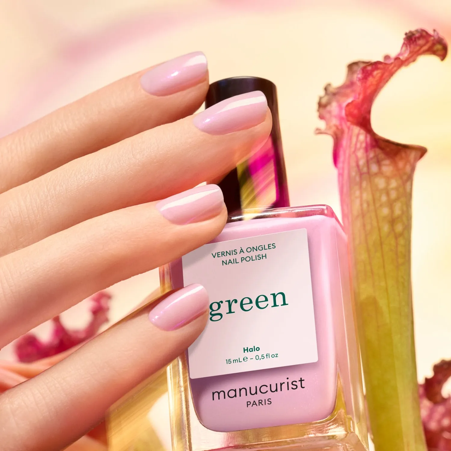 Manucurist Green Halo neglelakk melkeaktig mauve