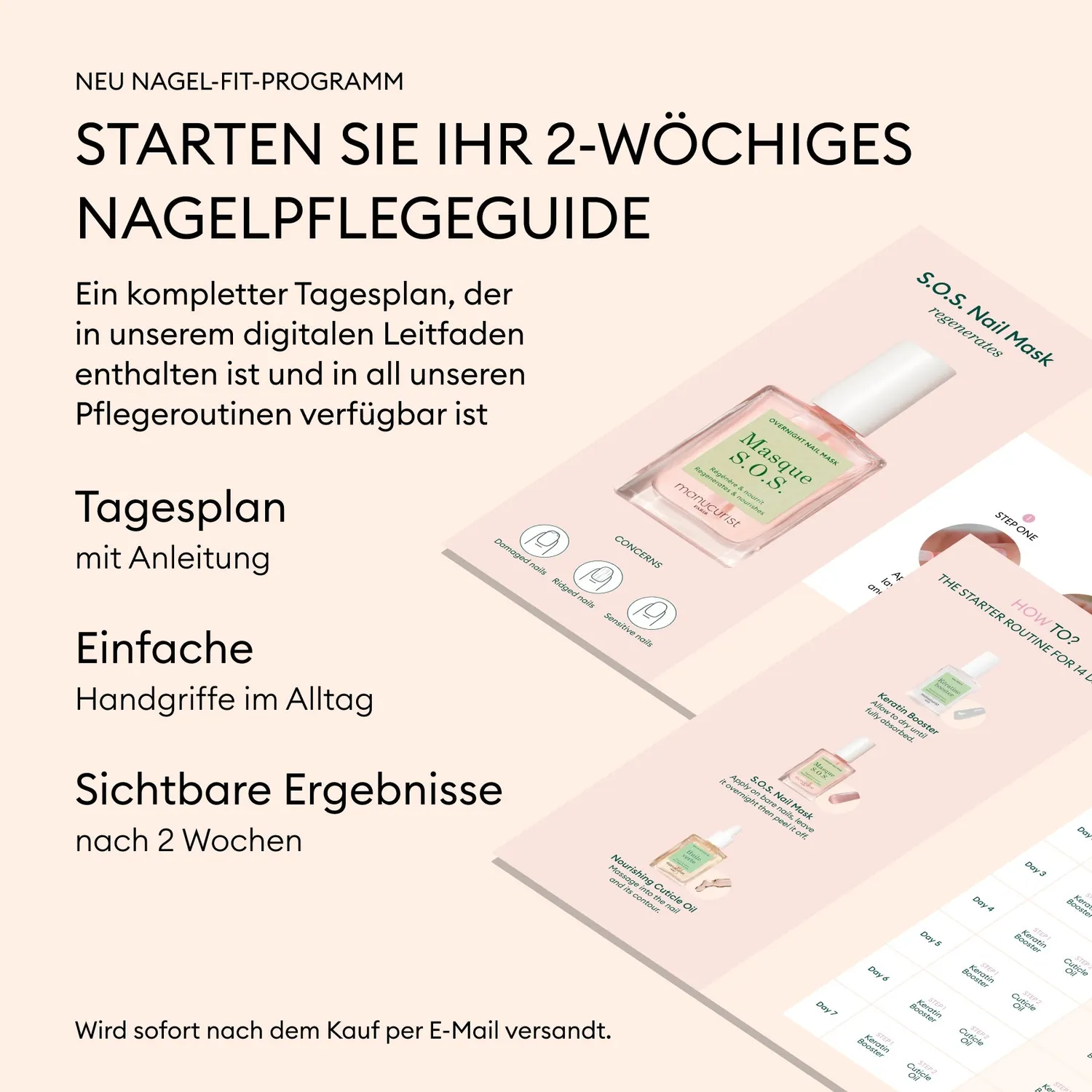 Manucurist Basic Routine neglepleiesett gule 2-delt