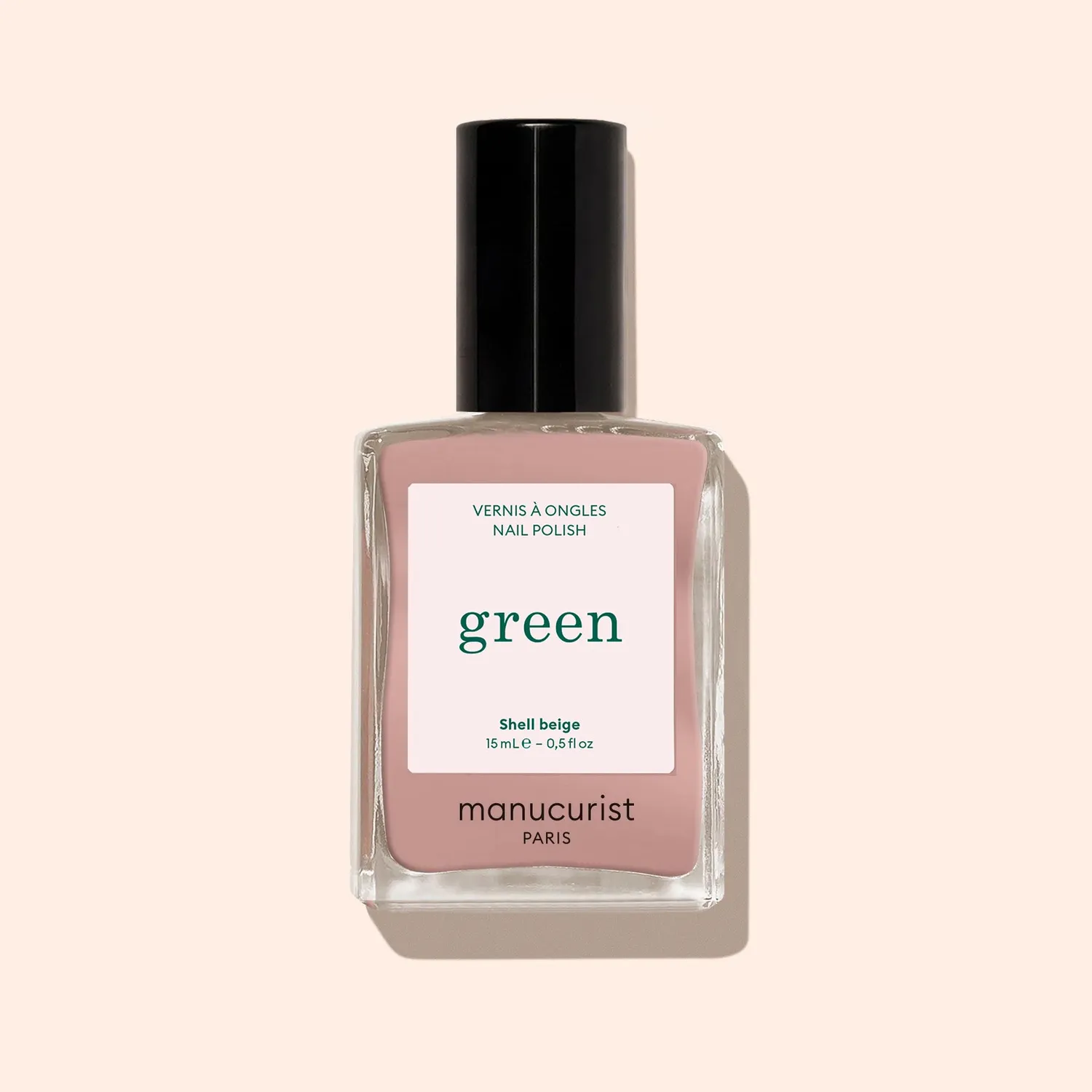 Manucurist Green Shell Beige neglelakksett komplett 7 dager