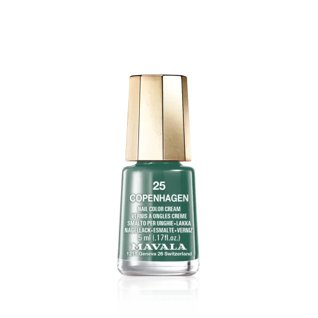 Mavala Mini Color grønn neglelakk miniflaske