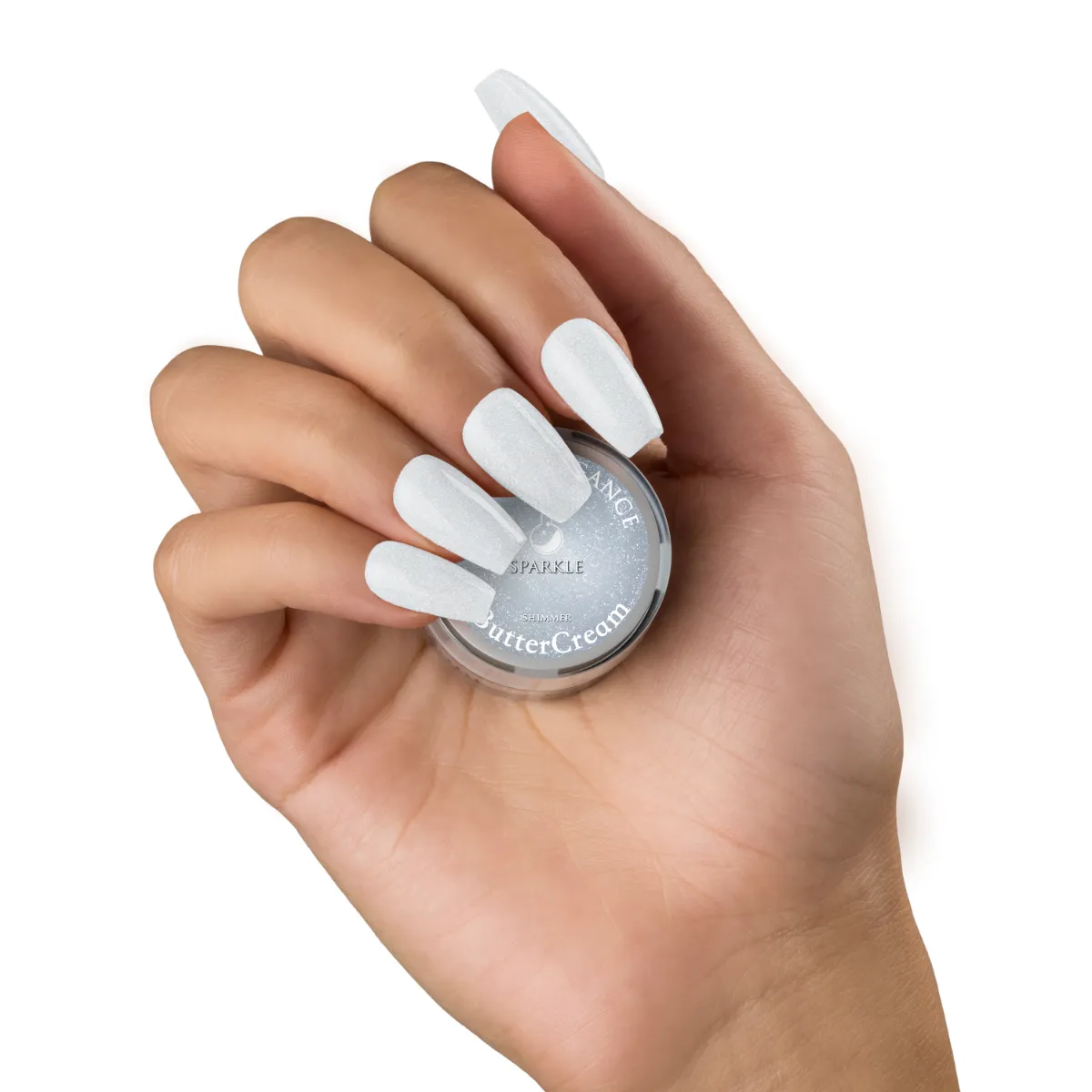 Light Elegance ButterCream Sparkle gellakk iriserende glitter