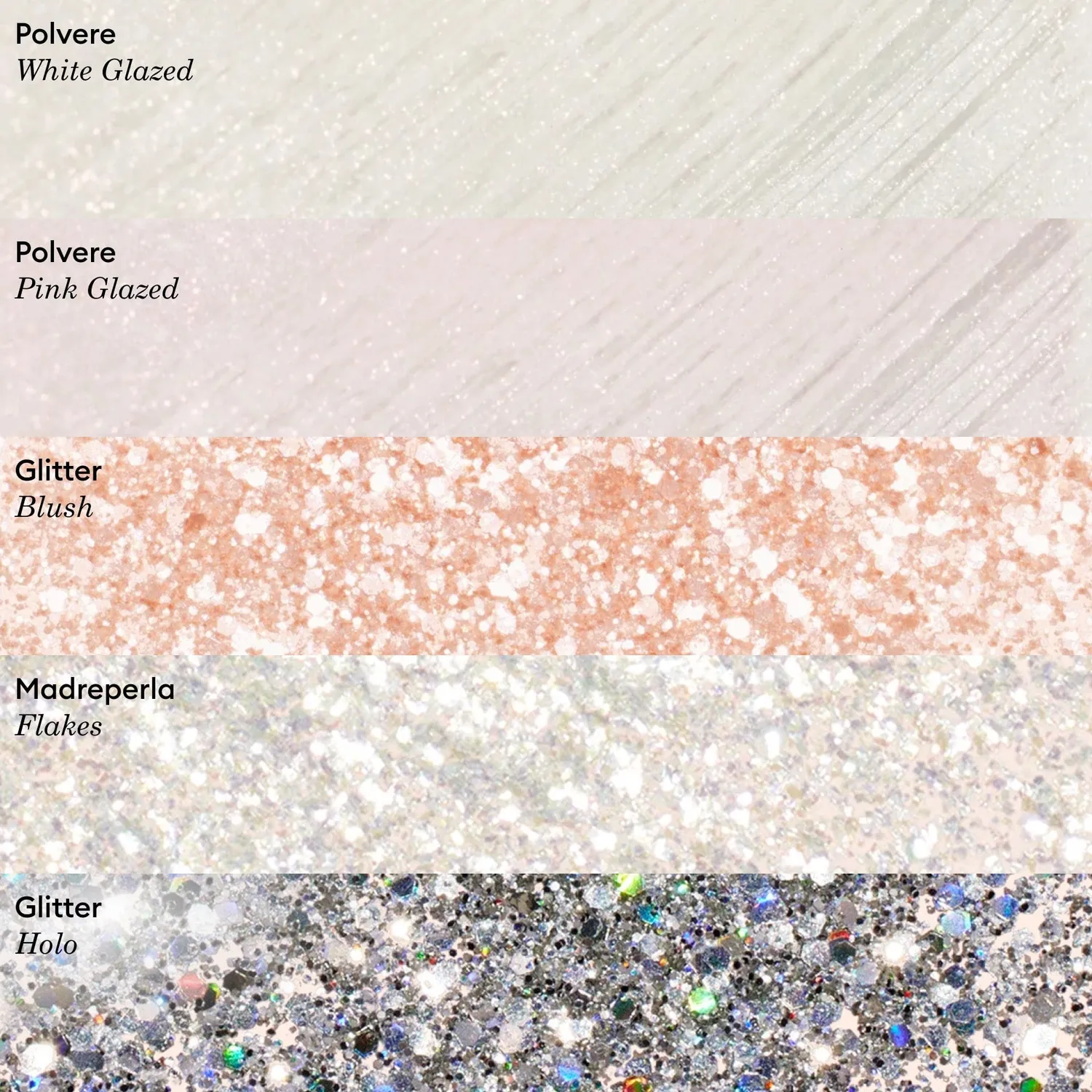 Manucurist Blush negleglitter biologisk nedbrytbar