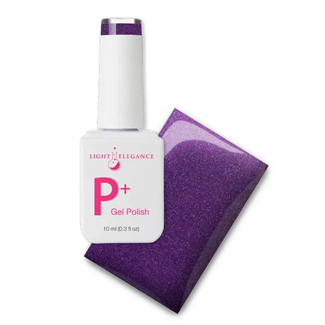 Light Elegance P+ Dark Secret gellakk 10 ml shimmerlilla