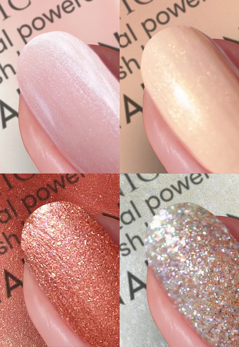 Nails Inc Mindful Manicure neglelakk sett 4-pakn nude