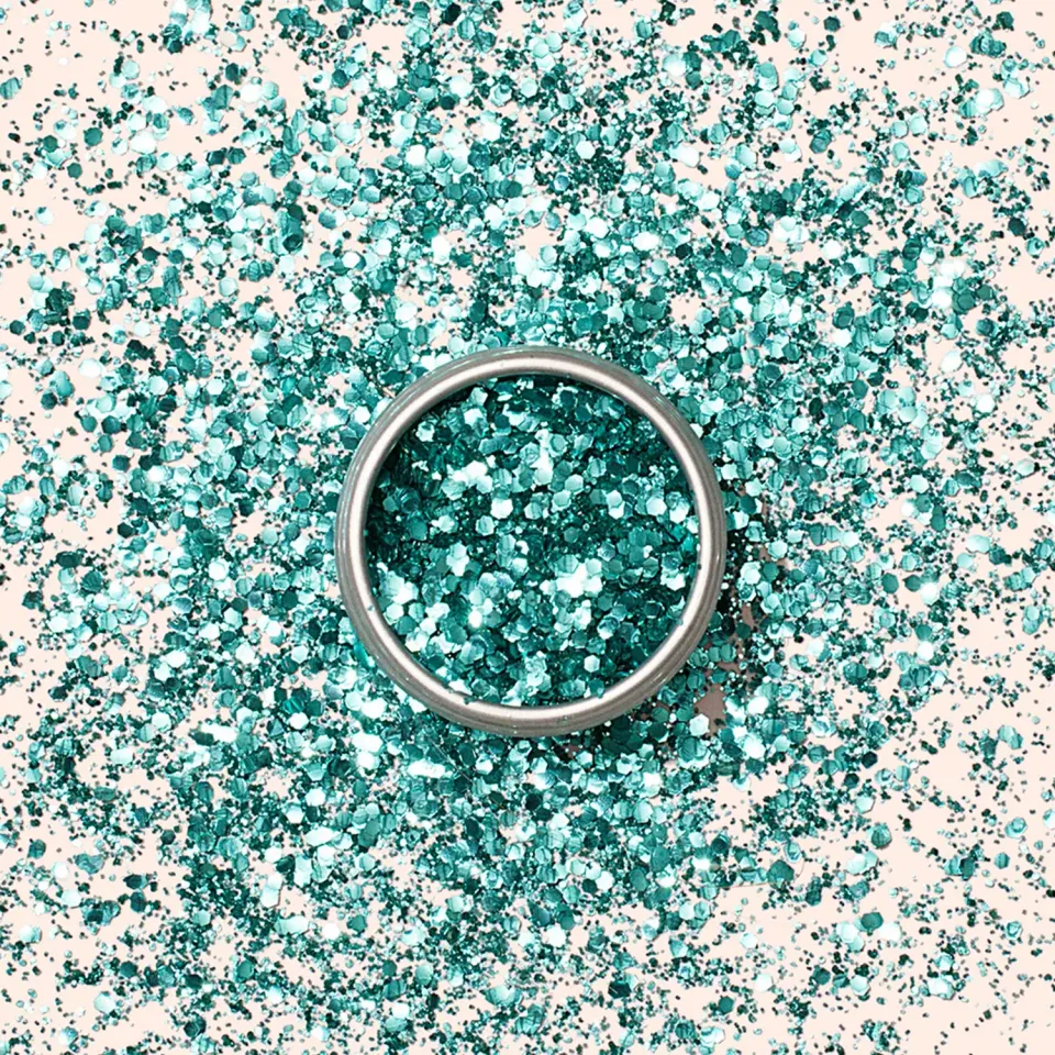 Manucurist Turquoise nedbrytbart negleglitter