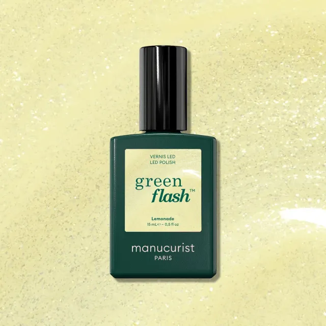 Manucurist Green Flash Lemonade gel-lakk pastellgul