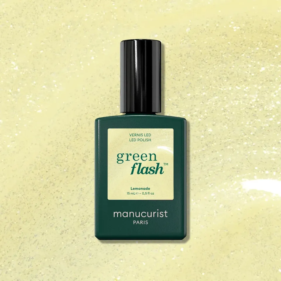 Manucurist Green Flash Lemonade gel-lakk pastellgul