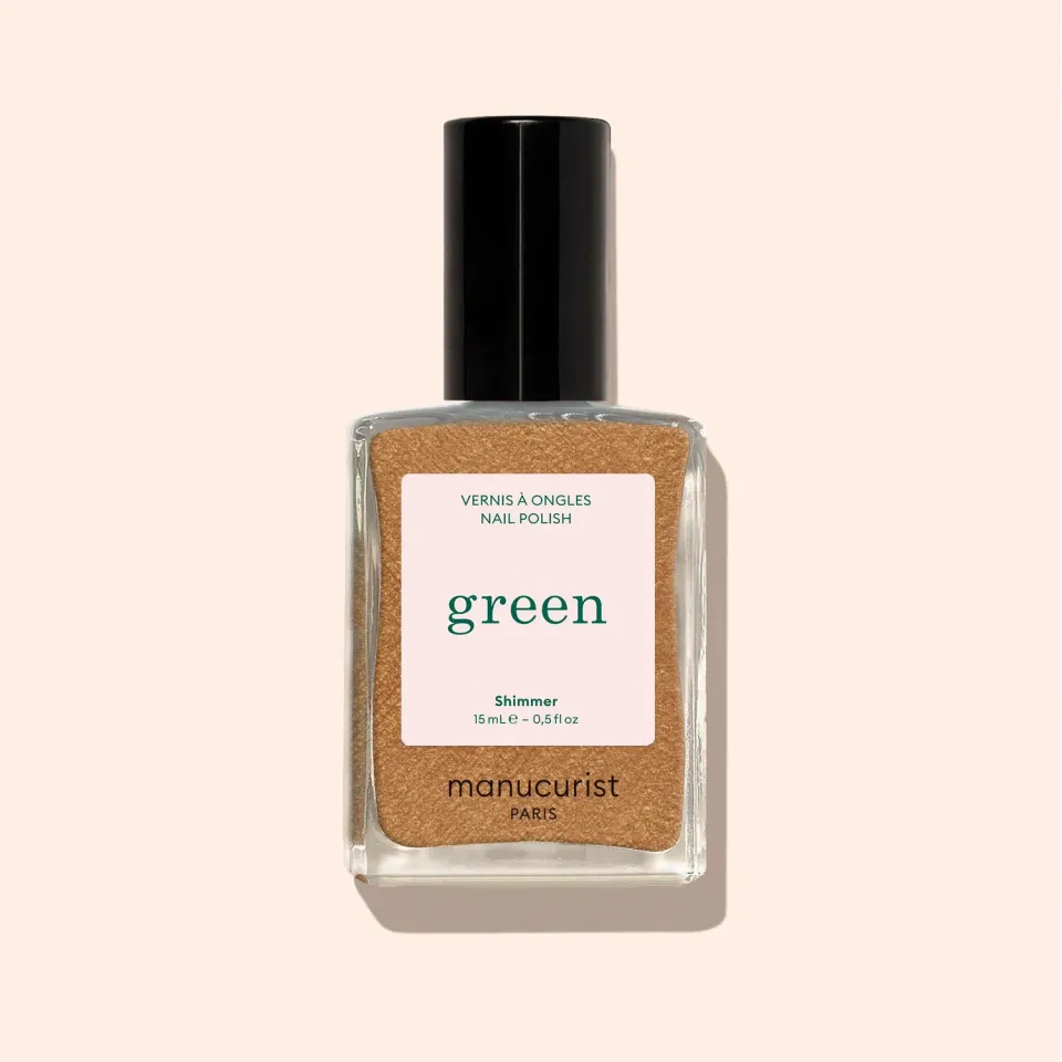 Manucurist Green neglelakk Shimmer bronseglitter